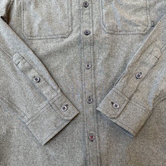 Outdoor Research Wayward II Shirt Mens Small Long Sleeve Button Up Hiking Gray - Picture 5 of 7